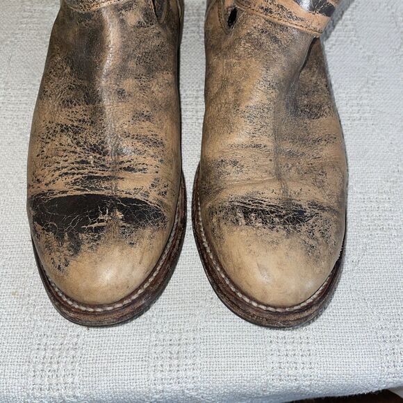 Bed Stu Men’s Distressed Boots Size 11 M Brown Leather Going Out Streetwear - Picture 7 of 12